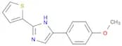 1H-Imidazole, 5-(4-methoxyphenyl)-2-(2-thienyl)-