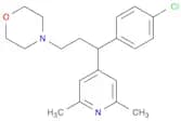 Morpholine, 4-[3-(4-chlorophenyl)-3-(2,6-dimethyl-4-pyridinyl)propyl]-