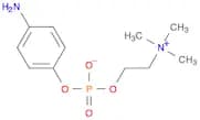 Ethanaminium,2-[[(4-aminophenoxy)hydroxyphosphinyl]oxy]-N,N,N-trimethyl-, inner salt