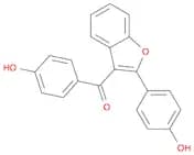Methanone, (4-hydroxyphenyl)[2-(4-hydroxyphenyl)-3-benzofuranyl]-