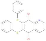 6,7-Bis(phenylthio)quinoline-5,8-dione