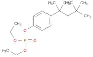 Phosphoric acid, diethyl 4-(1,1,3,3-tetramethylbutyl)phenyl ester