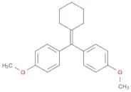 Benzene, 1,1'-(cyclohexylidenemethylene)bis[4-methoxy-