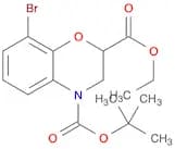 4H-1,4-Benzoxazine-2,4-dicarboxylic acid, 8-bromo-2,3-dihydro-, 4-(1,1-dimethylethyl) 2-ethyl ester