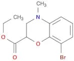2H-1,4-Benzoxazine-2-carboxylic acid, 8-bromo-3,4-dihydro-4-methyl-, ethyl ester