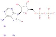 Adenosine 5'-(trihydrogen diphosphate), N-bromo-, disodium salt (9CI)