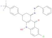 1-(Benzylidenehydrazono)-7-chloro-10-hydroxy-3-(4-(trifluoromethyl)phenyl)-1,2,3,4-tetrahydroacrid…