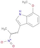 1H-Indole, 7-methoxy-3-(2-nitro-1-propen-1-yl)-