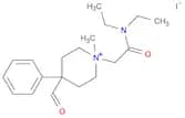 Piperidinium, 1-[2-(diethylamino)-2-oxoethyl]-4-formyl-1-methyl-4-phenyl-, iodide (1:1)