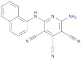3,4,5-Pyridinetricarbonitrile, 2-amino-6-(1-naphthalenylamino)-