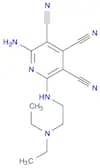3,4,5-Pyridinetricarbonitrile,2-amino-6-[[2-(diethylamino)ethyl]amino]-
