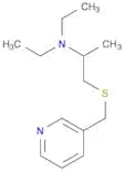 2-Propanamine,N,N-diethyl-1-[(3-pyridinylmethyl)thio]-