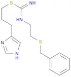 Carbamimidothioic acid, [2-[(phenylmethyl)thio]ethyl]-, 3-(1H-imidazol-4-yl)propyl ester (9CI)