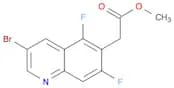 Methyl 2-(3-bromo-5,7-difluoroquinolin-6-yl)acetate