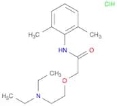 Acetamide, 2-[2-(diethylamino)ethoxy]-N-(2,6-dimethylphenyl)-, hydrochloride (1:1)