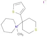 Piperidinium, 1-methyl-1-[tetrahydro-4-(2-thienyl)-2H-thiopyran-4-yl]-, iodide (1:1)