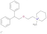 Piperidinium, 1-[2-(2,2-diphenylethoxy)ethyl]-1-methyl-, iodide (1:1)