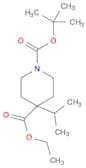 1,4-Piperidinedicarboxylic acid, 4-(1-methylethyl)-, 1-(1,1-dimethylethyl) 4-ethyl ester