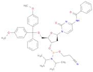 Cytidine, N-benzoyl-5'-O-[bis(4-methoxyphenyl)phenylmethyl]-2'-deoxy-, 3'-[2-cyanoethyl N,N-bis(1-…