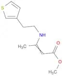 2-Butenoic acid, 3-[[2-(3-thienyl)ethyl]amino]-, methyl ester