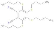 1,2-Benzenedicarbonitrile, 3,4,5,6-tetrakis(butylthio)-
