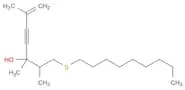 6-Hepten-4-yn-3-ol, 2,3,6-trimethyl-1-(nonylthio)-