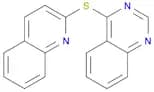 Quinazoline, 4-(2-quinolinylthio)-