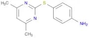 4-[(4,6-Dimethylpyrimidin-2-yl)thio]aniline