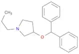 Pyrrolidine, 3-(diphenylmethoxy)-1-propyl-