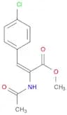 2-Propenoic acid, 2-(acetylamino)-3-(4-chlorophenyl)-, methyl ester, (2Z)-