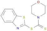4-Morpholinecarbodithioic acid, 2-benzothiazolyl ester