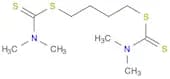 Carbamodithioic acid, dimethyl-, 1,4-butanediyl ester (9CI)