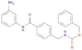 Carbamic acid, N-[[4-[[(3-aminophenyl)amino]carbonyl]phenyl]methyl]-, phenylmethyl ester