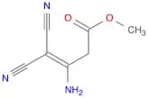 3-Butenoic acid, 3-amino-4,4-dicyano-, methyl ester
