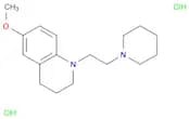 Quinoline, 1,2,3,4-tetrahydro-6-methoxy-1-[2-(1-piperidinyl)ethyl]-, hydrochloride (1:2)