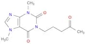 1H-Purine-2,6-dione, 3,7-dihydro-3,7-dimethyl-1-(4-oxopentyl)-