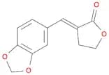 2(3H)-Furanone, 3-(1,3-benzodioxol-5-ylmethylene)dihydro-, (E)- (9CI)