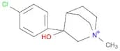 1-Azoniabicyclo[2.2.2]octane, 3-(4-chlorophenyl)-3-hydroxy-1-methyl-