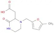 (1-[(5-Methyl-2-furyl)methyl]-3-oxo-2-piperazinyl)acetic acid