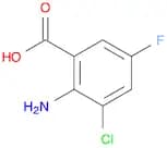 Benzoic acid, 2-amino-3-chloro-5-fluoro-