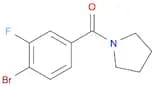 1-[(4-Bromo-3-fluorophenyl)carbonyl]pyrrolidine