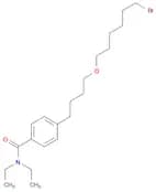 Benzamide, 4-[4-[(6-bromohexyl)oxy]butyl]-N,N-diethyl-