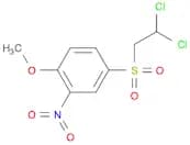 Benzene, 4-[(2,2-dichloroethyl)sulfonyl]-1-methoxy-2-nitro-