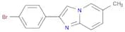 Imidazo[1,2-a]pyridine, 2-(4-bromophenyl)-6-methyl-