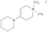 Pyridinium, 1,2,3,6-tetrahydro-1,1-dimethyl-4-(1-piperidinyl)-, iodide (1:1)