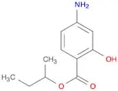 Benzoic acid,4-amino-2-hydroxy-, 1-methylpropyl ester