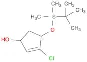 2-Cyclopenten-1-ol, 3-chloro-4-[[(1,1-dimethylethyl)dimethylsilyl]oxy]-