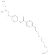 Benzoic acid, 4-(decyloxy)-, 4-(2-ethoxypropoxy)phenyl ester