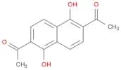 Ethanone, 1,1'-(1,5-dihydroxy-2,6-naphthalenediyl)bis-