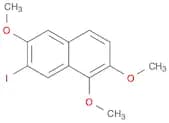 Naphthalene, 7-iodo-1,2,6-trimethoxy-